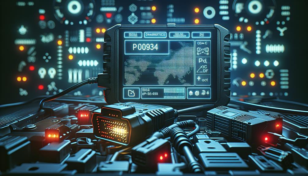diagnostic trouble code p0934