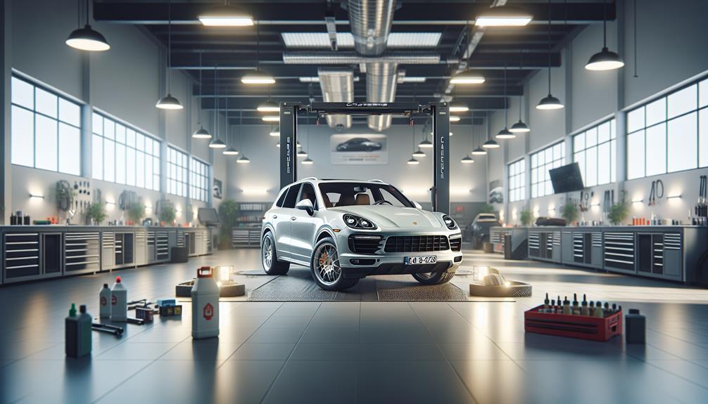 porsche cayenne oil change cost