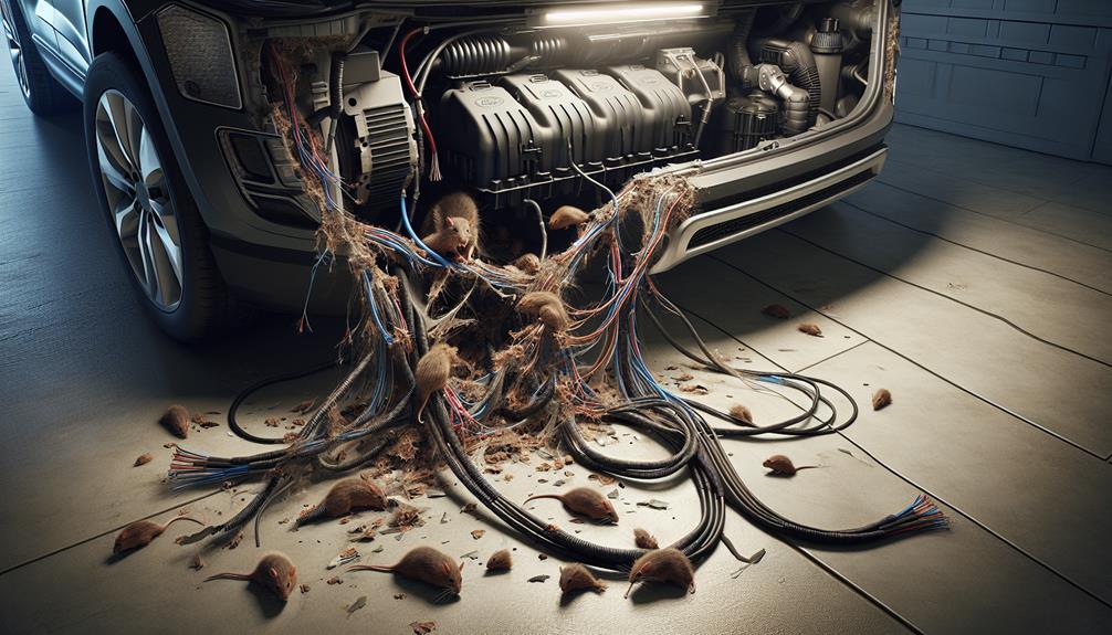 rodents cause electrical wire damage